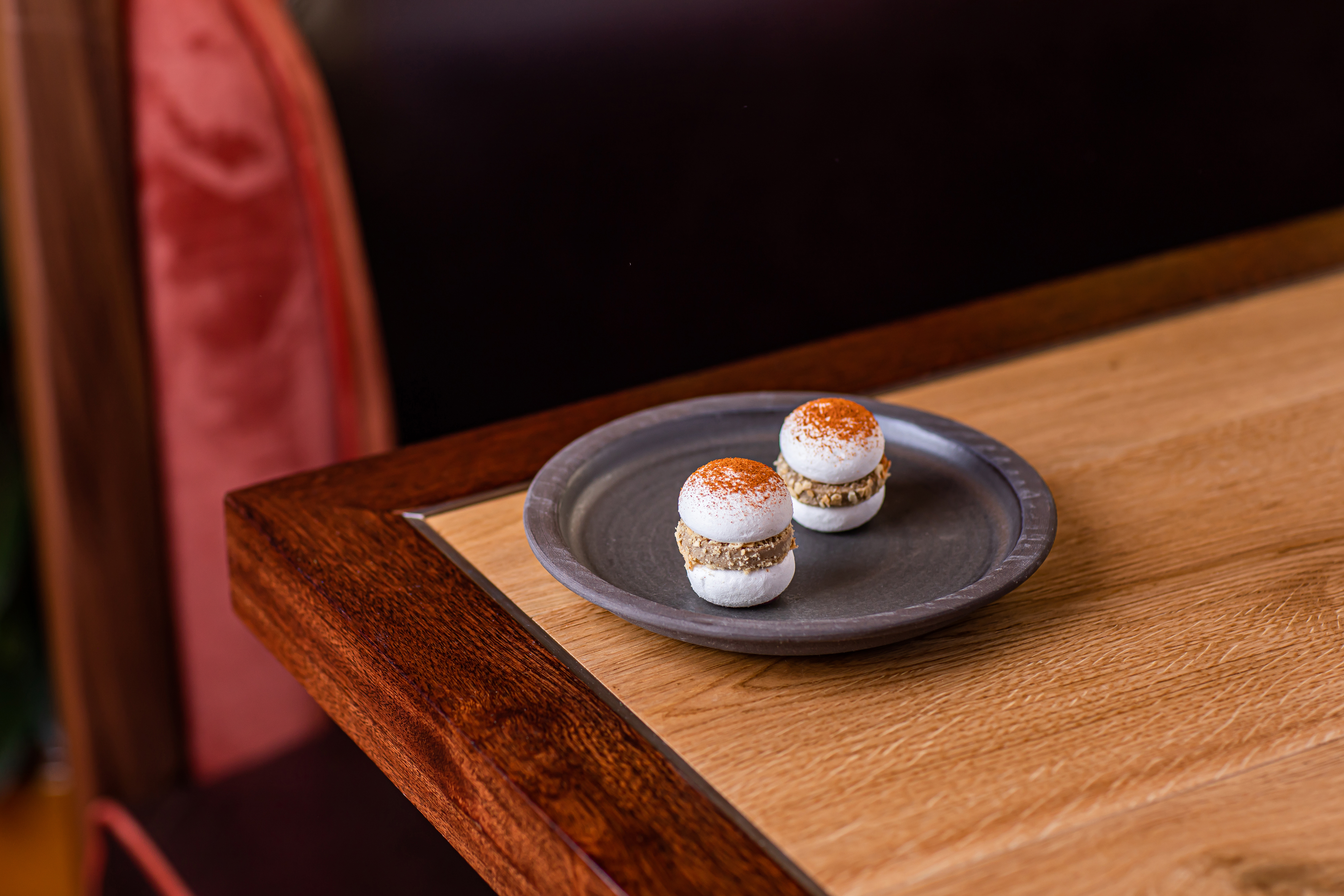 Chettinad Chicken Liver burgers made by BiBi Indian restaurant in London