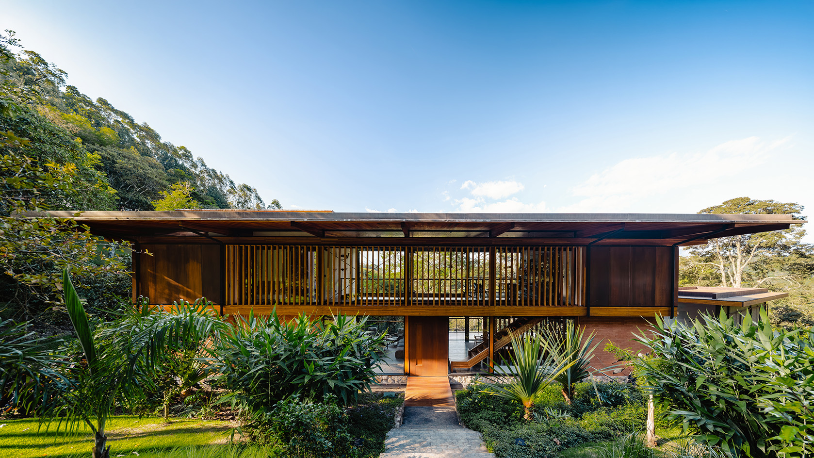 Casa Pinhal, a house in the woods of brazil