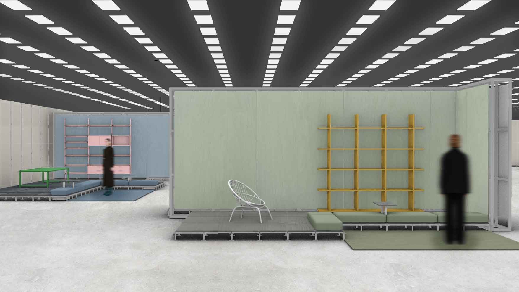 Salone Raritas previewed in a render by Formafantasma
