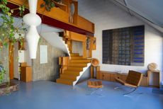 preserved modernist interior of architect Christian Gimonet's apartment